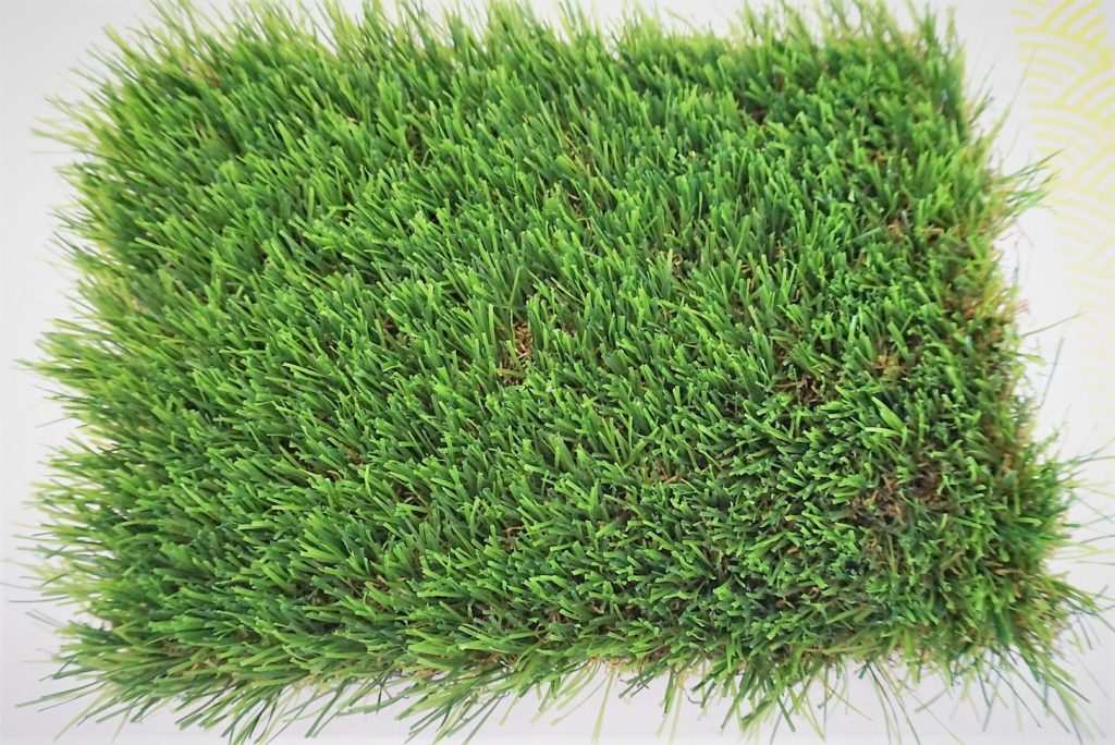 หญ้าเทียมกลางแจ้ง หญ้าปลอมขนยาว 4.0 cm