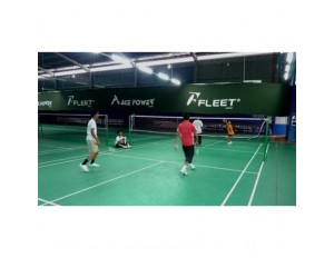 พื้นสนามแบดมินตัน