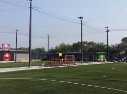 หลังติดตั้ง<br/>สนามฟุตบอลหญ้าเทียม สุพรรณบุรี