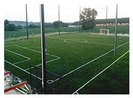 หลังติดตั้ง<br/>สนามบอลหญ้าเทียม บ้านฉาง จ.ระยอง