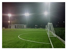 หลังติดตั้ง<br/>สนามบอลหญ้าเทียม บ้านฉาง จ.ระยอง