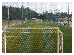 หลังติดตั้ง<br/>สนามฟุตบอล อ.ศรีมหาโพธิ์ จ.ปราจีนบุรี