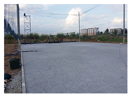 ก่อนติดตั้ง<br/>สนามฟุตบอล อ.ศรีมหาโพธิ์ จ.ปราจีนบุรี