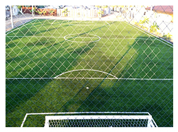 หลังติดตั้ง<br/>สนามบอลหญ้าเทียม จ.อยุธยา