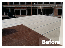 ก่อนติดตั้ง</br>สถ​านที่ติดตั้งหญ้าเทียม : อีสเทิร์น ซีบอร์ด ระยอง</br>ชนิดของหญ้าเทียม : YTT-25